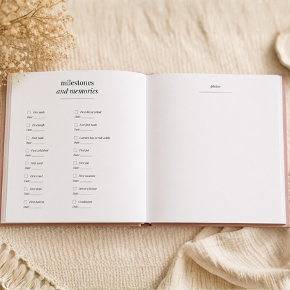 Custom Childhood Memory Books for Couples, Single Parents, Grandparents & Single Grandparents