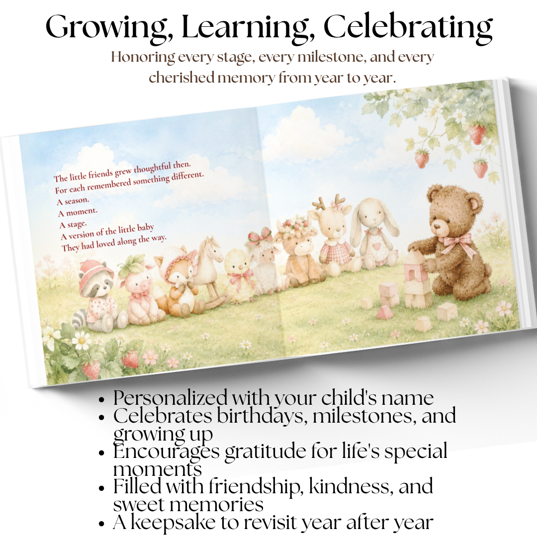 Personalized Birthday Book | Custom Birthday Storybook for Kids | Birthday Keepsake Gift | Child Name Story Book