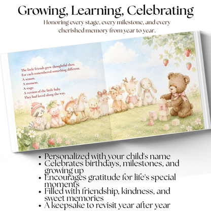 Personalized 2nd Birthday Book for Girls | Custom Birthday Storybook | Birthday Keepsake Gift | Personalized Gift for Child | Age 2