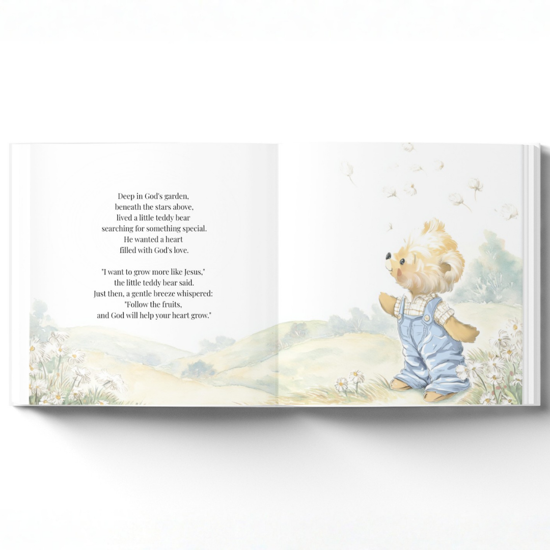 My Fruit of the Spirit Journey | Personalized Christian Book for Kids, Baptism Gift, Bible Storybook, Christian Gift