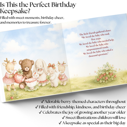 Personalized Birthday Book | Custom Birthday Storybook for Kids | Birthday Keepsake Gift | Child Name Story Book