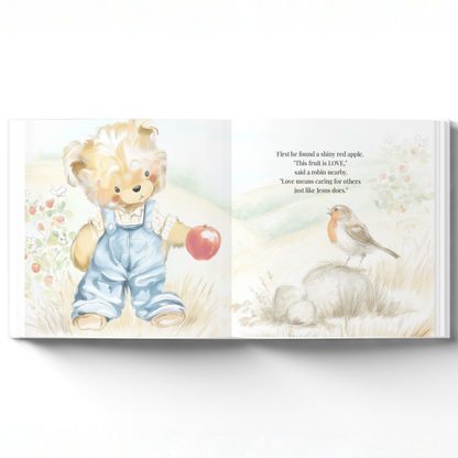 My Fruit of the Spirit Journey | Personalized Christian Book for Kids, Baptism Gift, Bible Storybook, Christian Gift