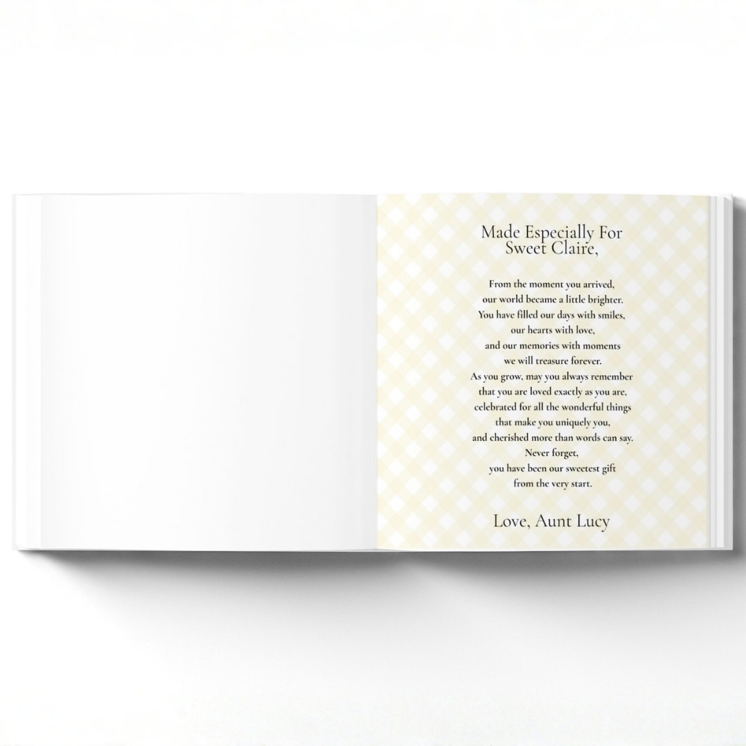 Personalized Bee-Day Birthday Book for Kids, Birthday Wish Book, Custom Birthday Storybook, Keepsake Gift for Children