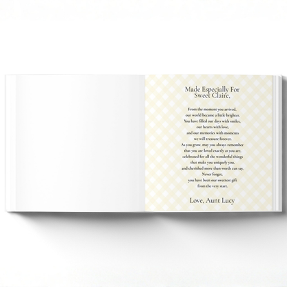 Personalized Bee-Day Birthday Book for Kids, Birthday Wish Book, Custom Birthday Storybook, Keepsake Gift for Children