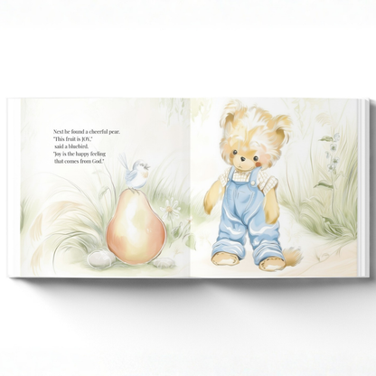 My Fruit of the Spirit Journey | Personalized Christian Book for Kids, Baptism Gift, Bible Storybook, Christian Gift