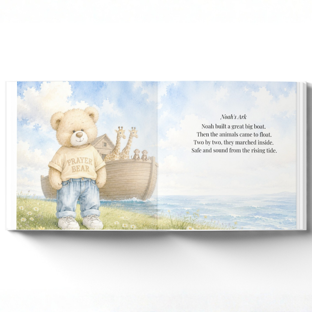 My Personalized Bible Story Book, Christian Keepsake Gift, Baptism Gift, Faith Based Storybook for Kids
