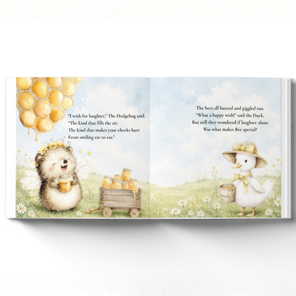 Personalized Bee-Day Birthday Book for Kids, Birthday Wish Book, Custom Birthday Storybook, Keepsake Gift for Children