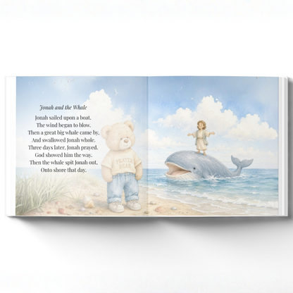 My Personalized Bible Story Book, Christian Keepsake Gift, Baptism Gift, Faith Based Storybook for Kids