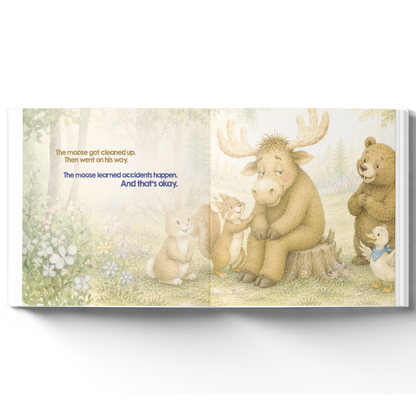 Personalized Potty Training Book for Toddlers | Everybody Poops Except the Moose | Custom Toilet Learning Story | Potty Training Gift