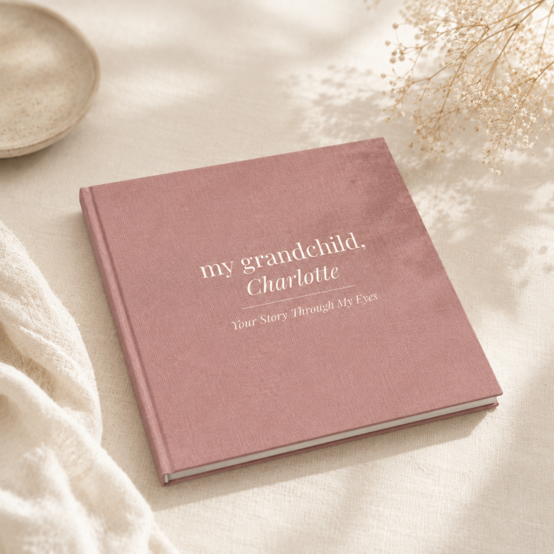 Custom Childhood Memory Books for Couples, Single Parents, Grandparents & Single Grandparents