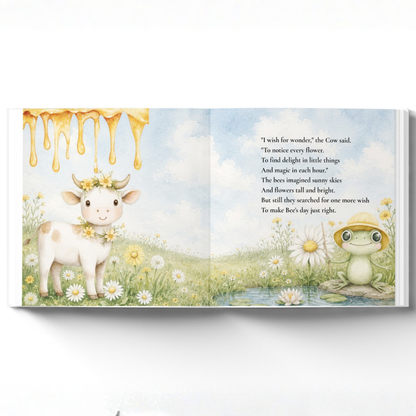 Personalized Bee-Day Birthday Book for Kids, Birthday Wish Book, Custom Birthday Storybook, Keepsake Gift for Children