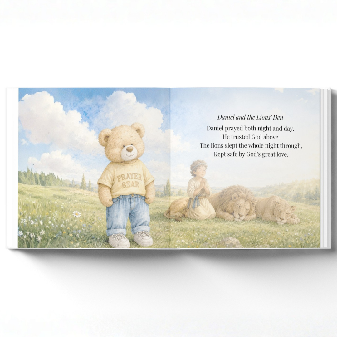 My Personalized Bible Story Book, Christian Keepsake Gift, Baptism Gift, Faith Based Storybook for Kids