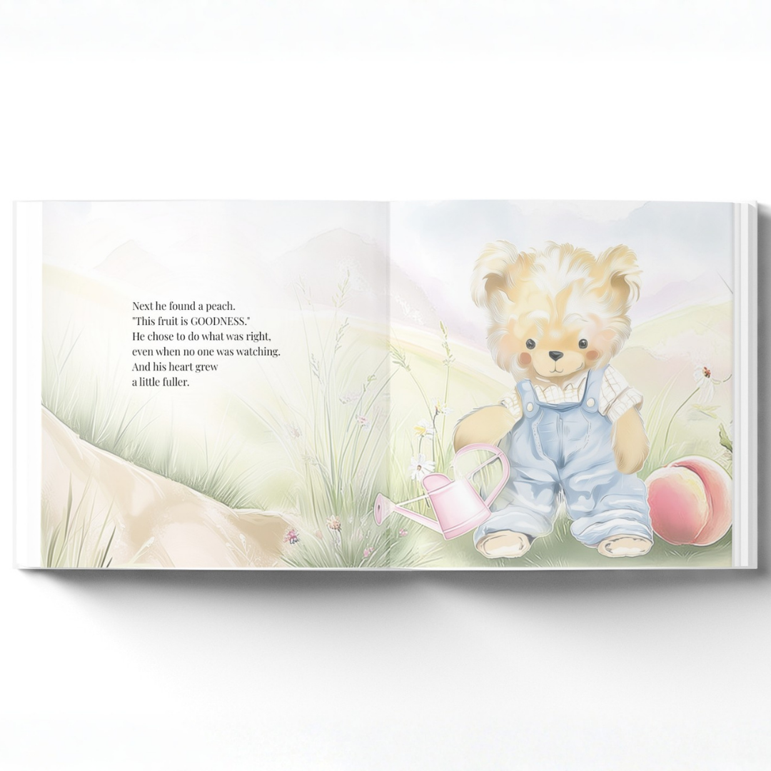 My Fruit of the Spirit Journey | Personalized Christian Book for Kids, Baptism Gift, Bible Storybook, Christian Gift