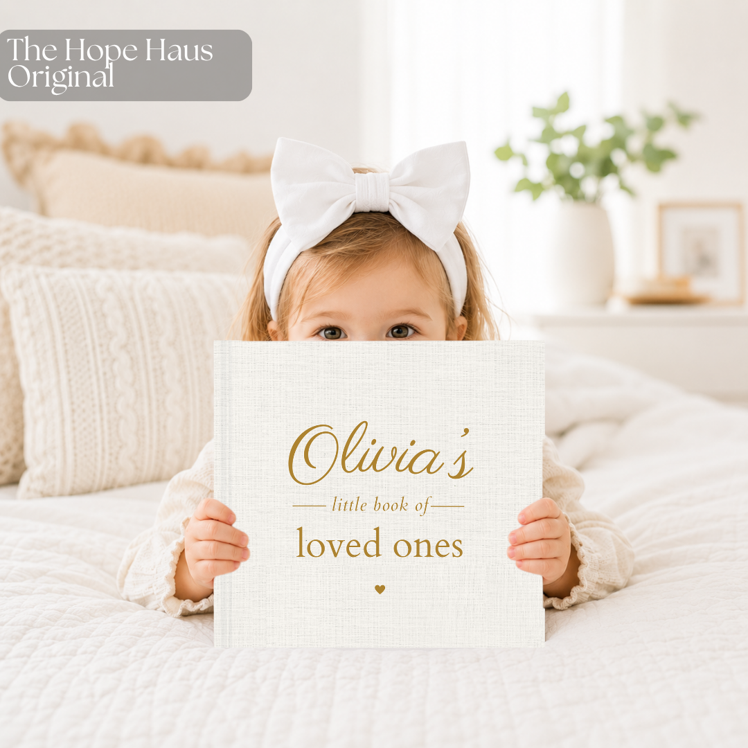 Personalized Family Learning Book for Baby | Learn Family Members | Custom Toddler Recognition Book | Baby Gift