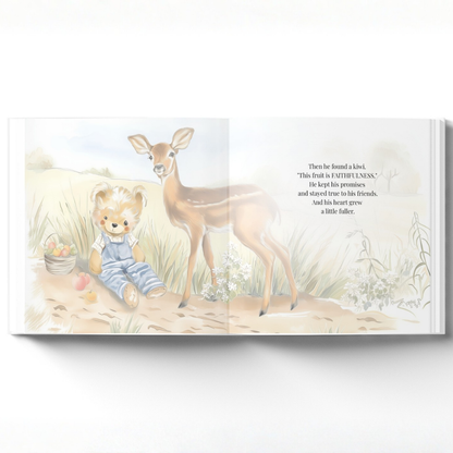 My Fruit of the Spirit Journey | Personalized Christian Book for Kids, Baptism Gift, Bible Storybook, Christian Gift