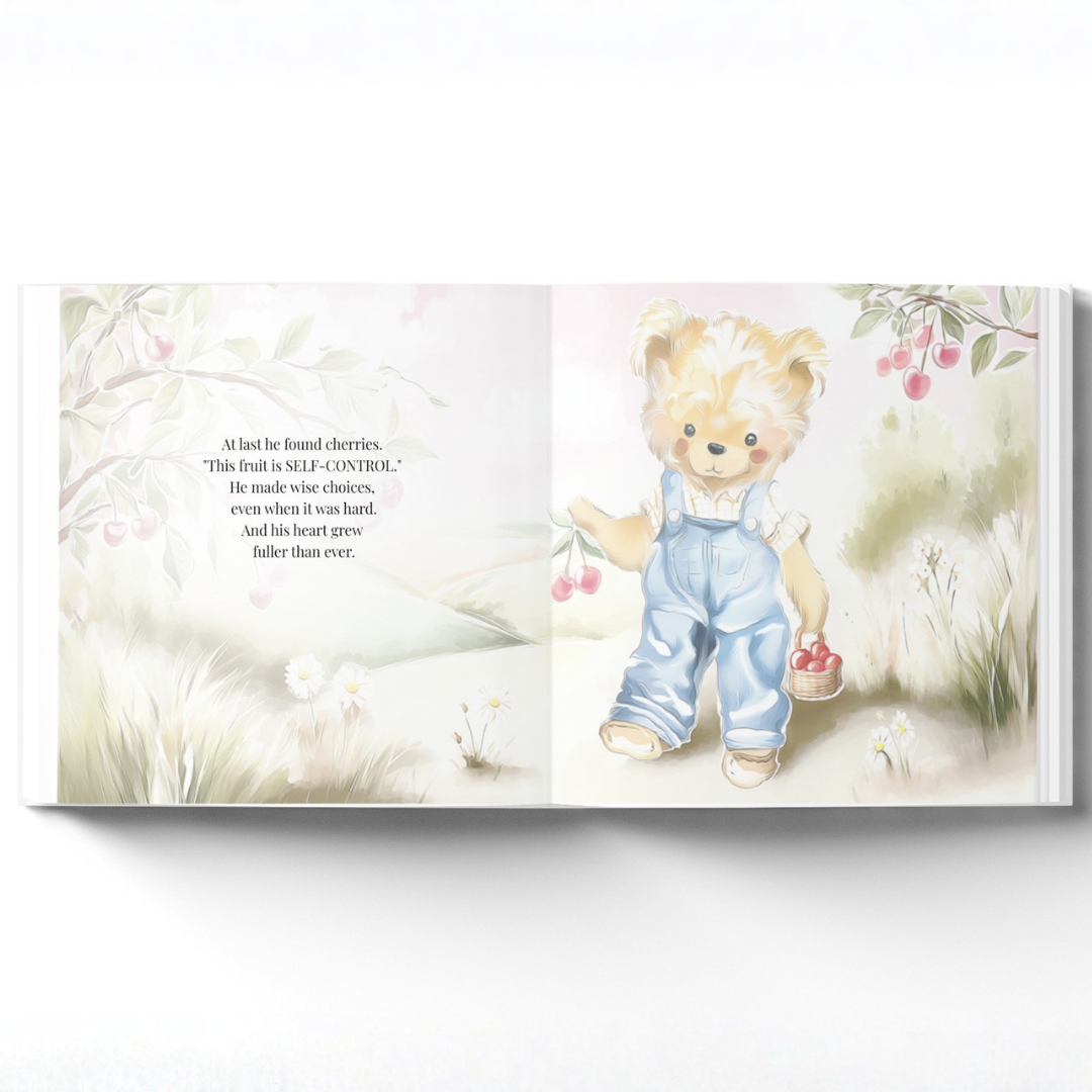 My Fruit of the Spirit Journey | Personalized Christian Book for Kids, Baptism Gift, Bible Storybook, Christian Gift