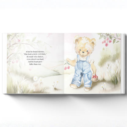 My Fruit of the Spirit Journey | Personalized Christian Book for Kids, Baptism Gift, Bible Storybook, Christian Gift