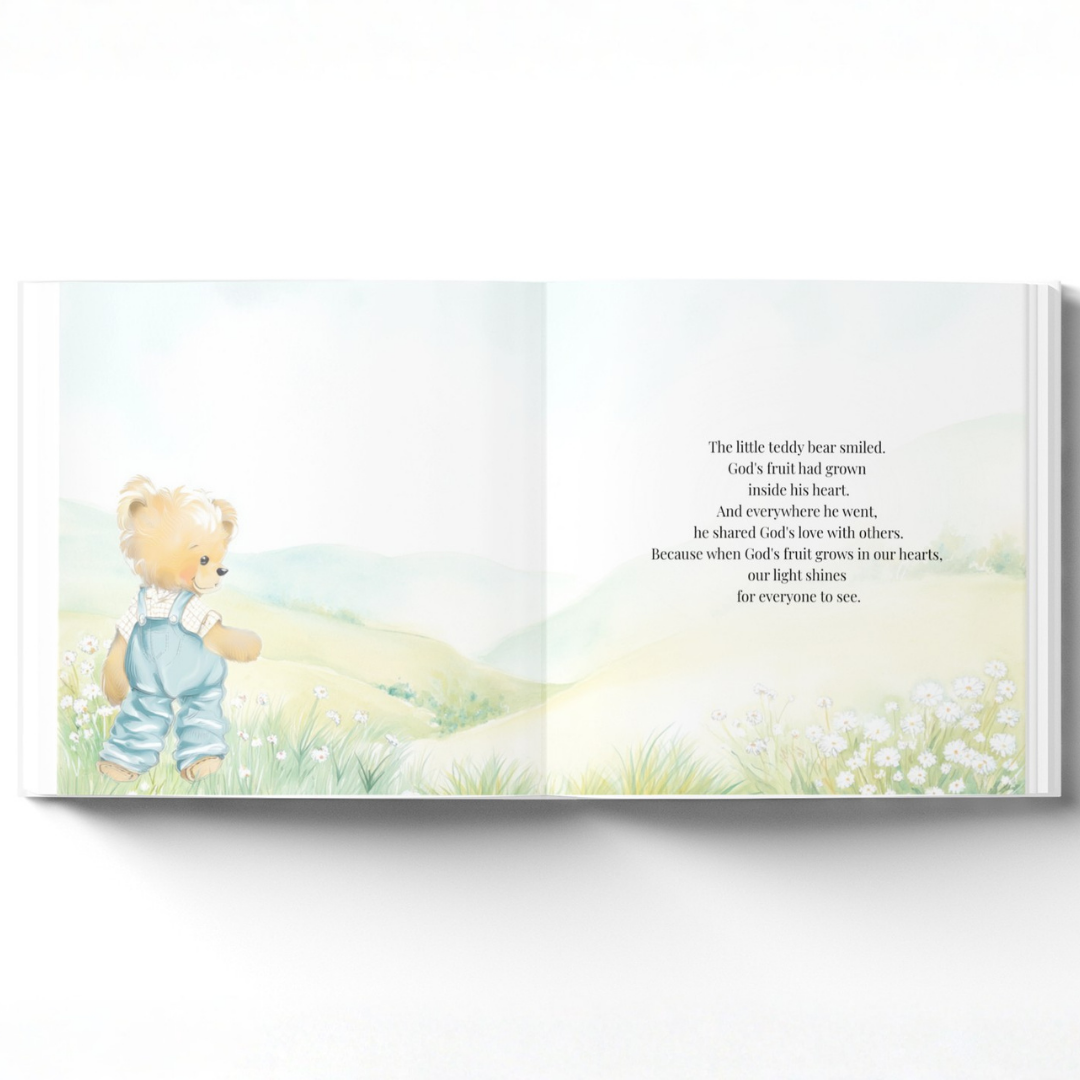 My Fruit of the Spirit Journey | Personalized Christian Book for Kids, Baptism Gift, Bible Storybook, Christian Gift