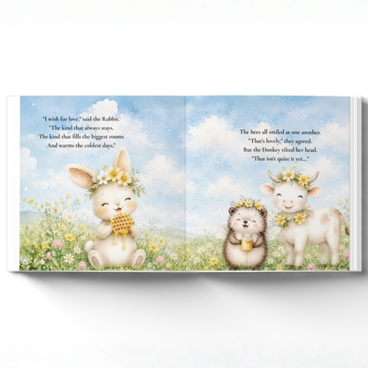 Personalized Bee-Day Birthday Book for Kids, Birthday Wish Book, Custom Birthday Storybook, Keepsake Gift for Children