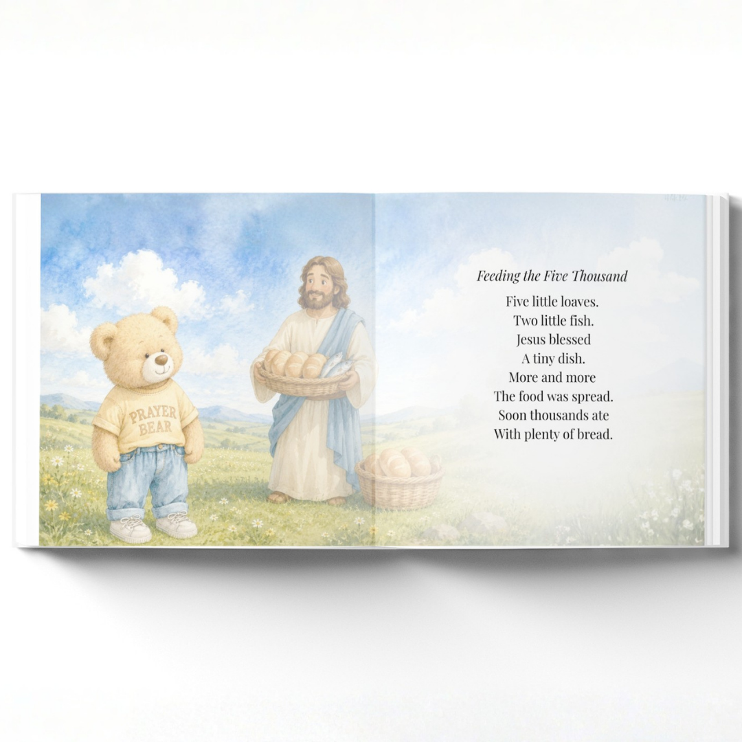 My Personalized Bible Story Book, Christian Keepsake Gift, Baptism Gift, Faith Based Storybook for Kids