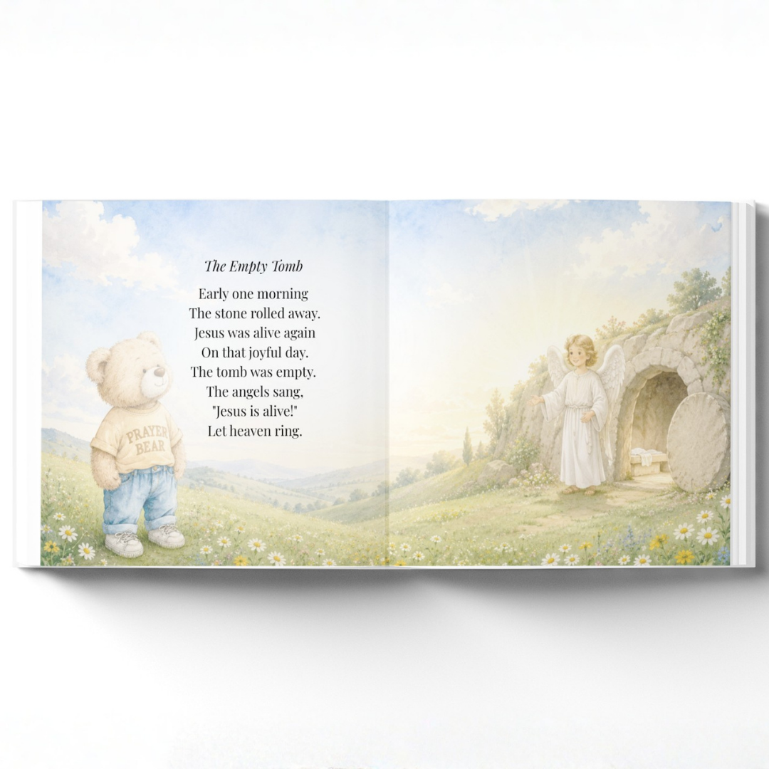 My Personalized Bible Story Book, Christian Keepsake Gift, Baptism Gift, Faith Based Storybook for Kids