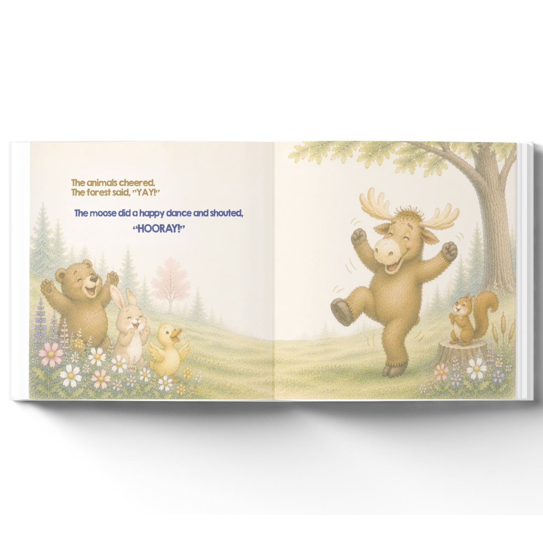 Personalized Potty Training Book for Toddlers | Everybody Poops Except the Moose | Custom Toilet Learning Story | Potty Training Gift