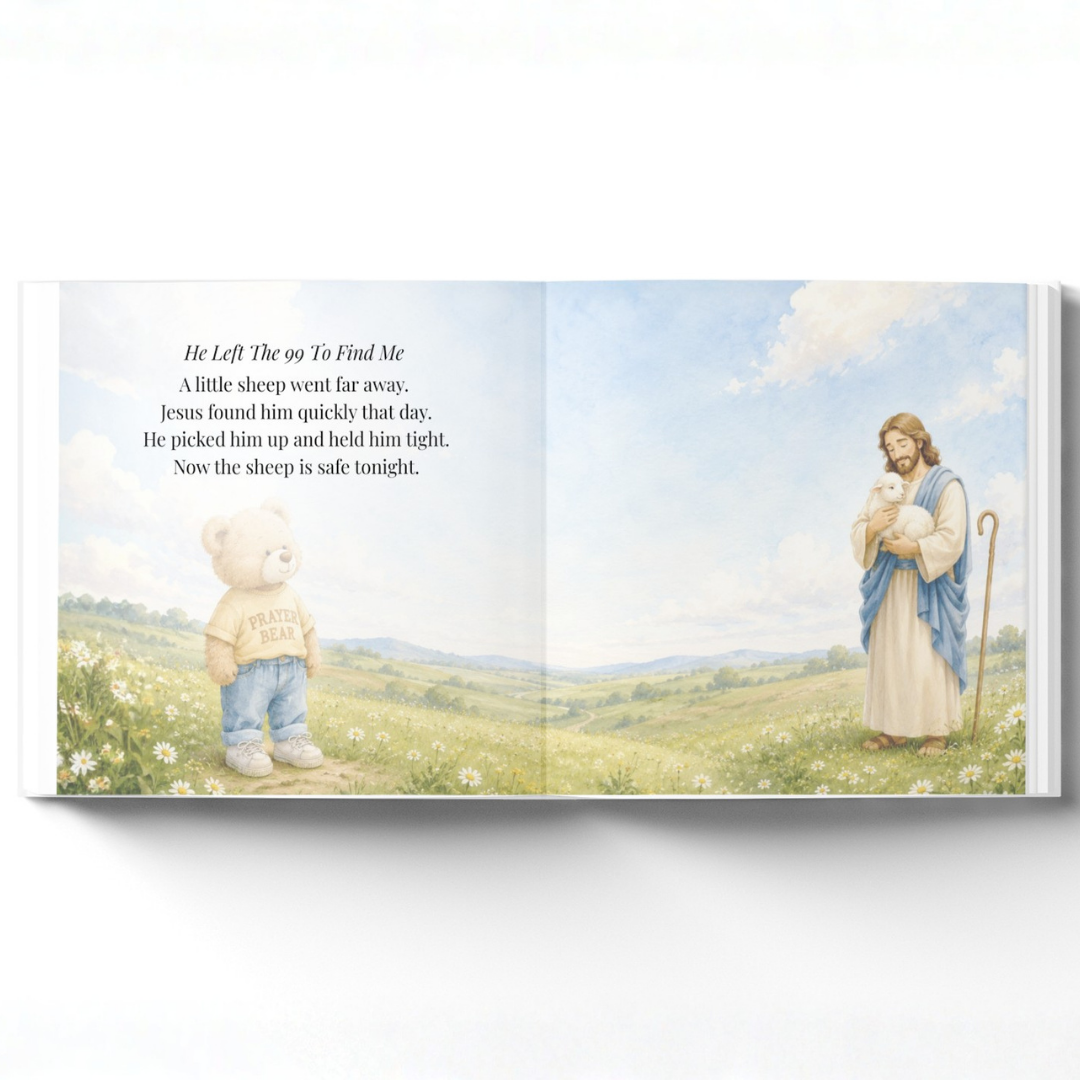 My Personalized Bible Story Book, Christian Keepsake Gift, Baptism Gift, Faith Based Storybook for Kids