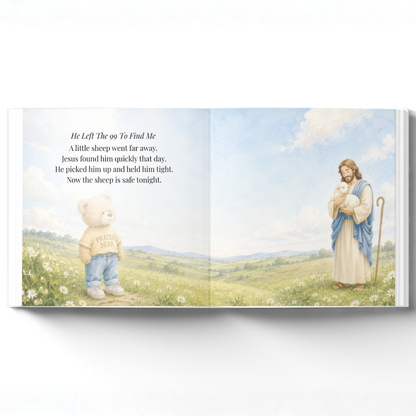 My Personalized Bible Story Book, Christian Keepsake Gift, Baptism Gift, Faith Based Storybook for Kids