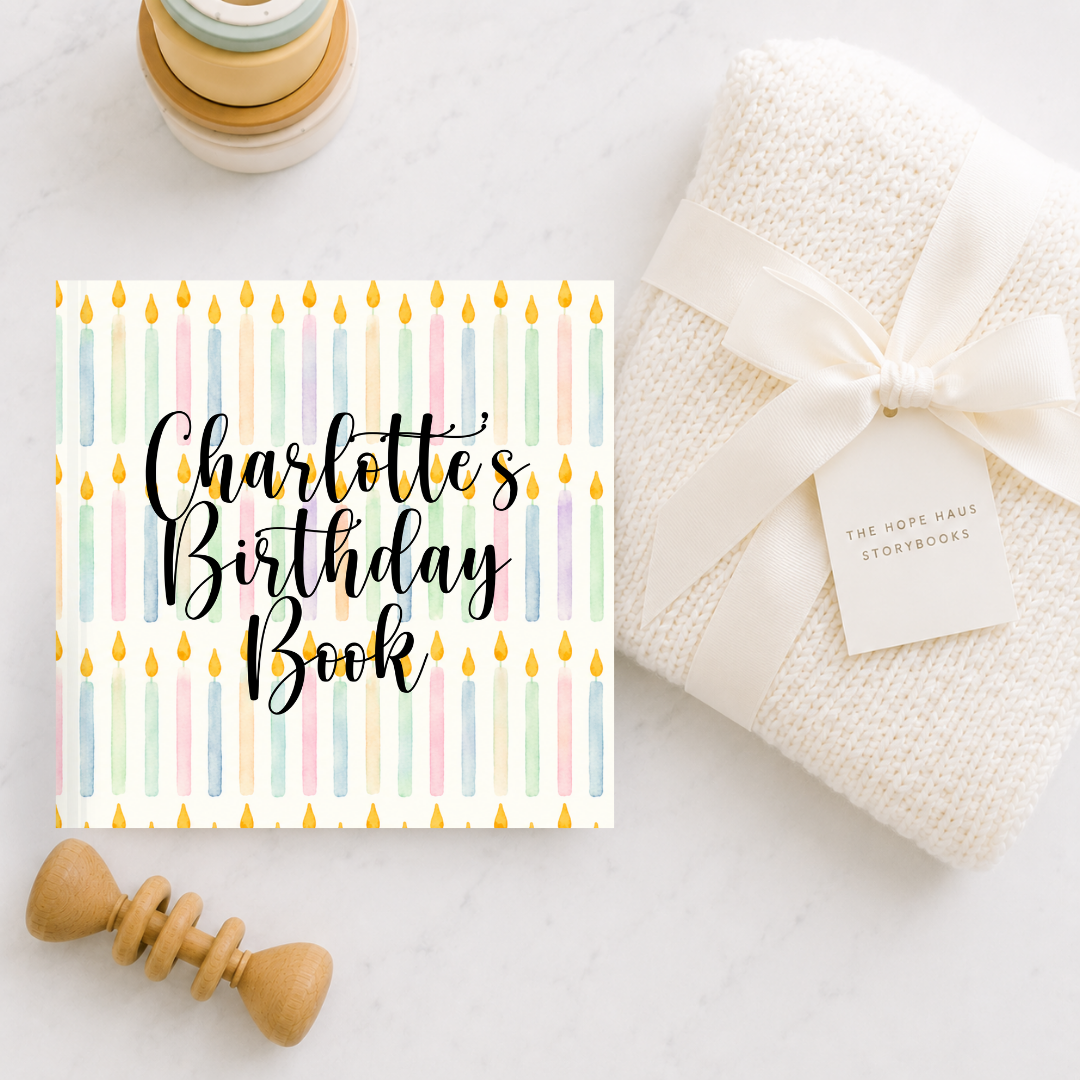 Personalized Birthday Memory Book, Birthday Keepsake, 18 Year Birthday Tradition, First Birthday to 18 Gift