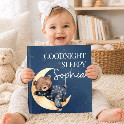 Personalized Bedtime Story Book, Custom Goodnight Book for Kids, Personalized Children's Book, Toddler Gift, Baby Keepsake, Name Storybook