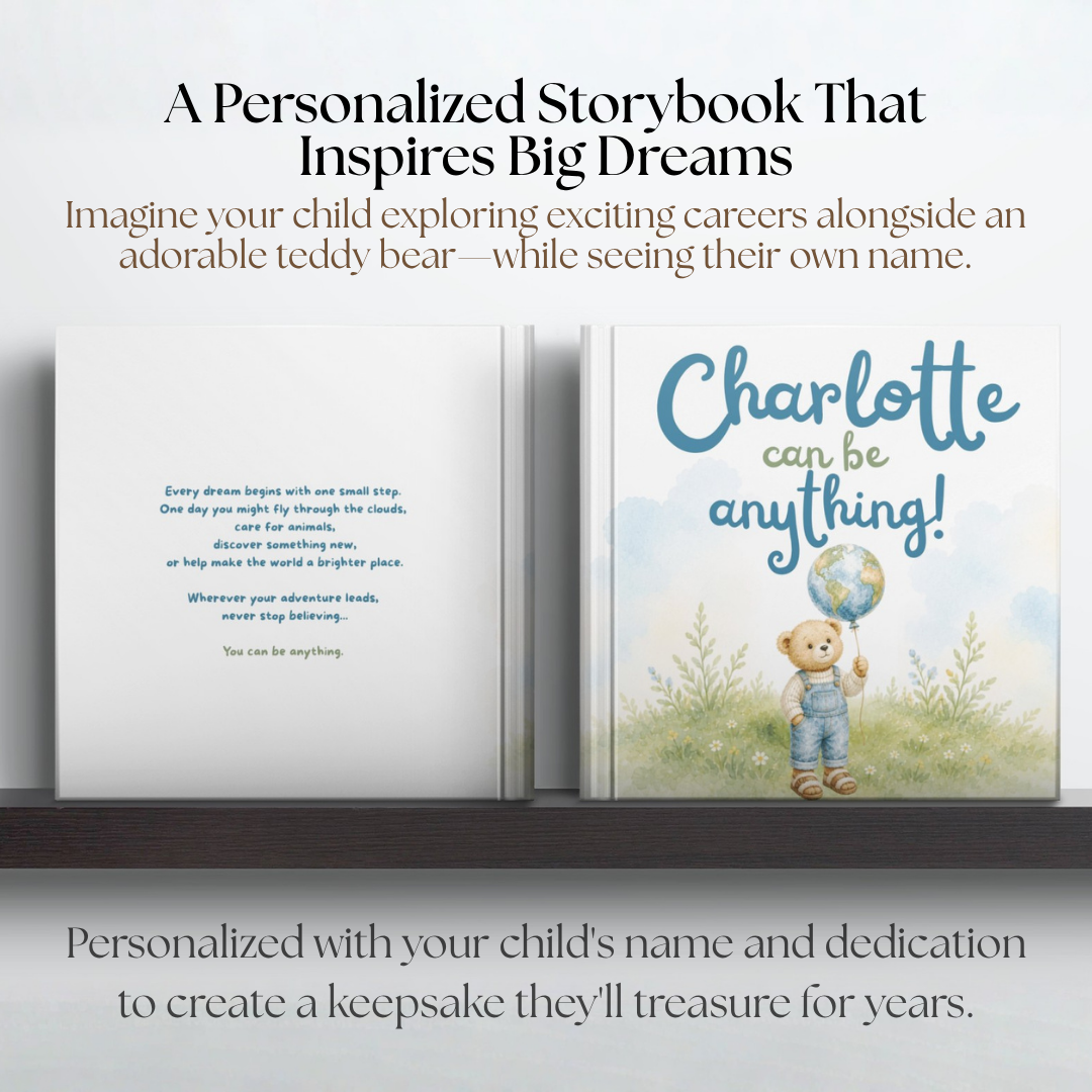 You Can Be Anything! Custom Story for Child, Birthday gift, gift for nephew, Kids Customised Story, Christmas gift