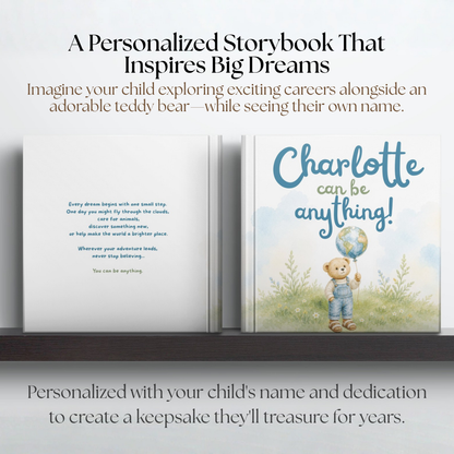 You Can Be Anything! Custom Story for Child, Birthday gift, gift for nephew, Kids Customised Story, Christmas gift