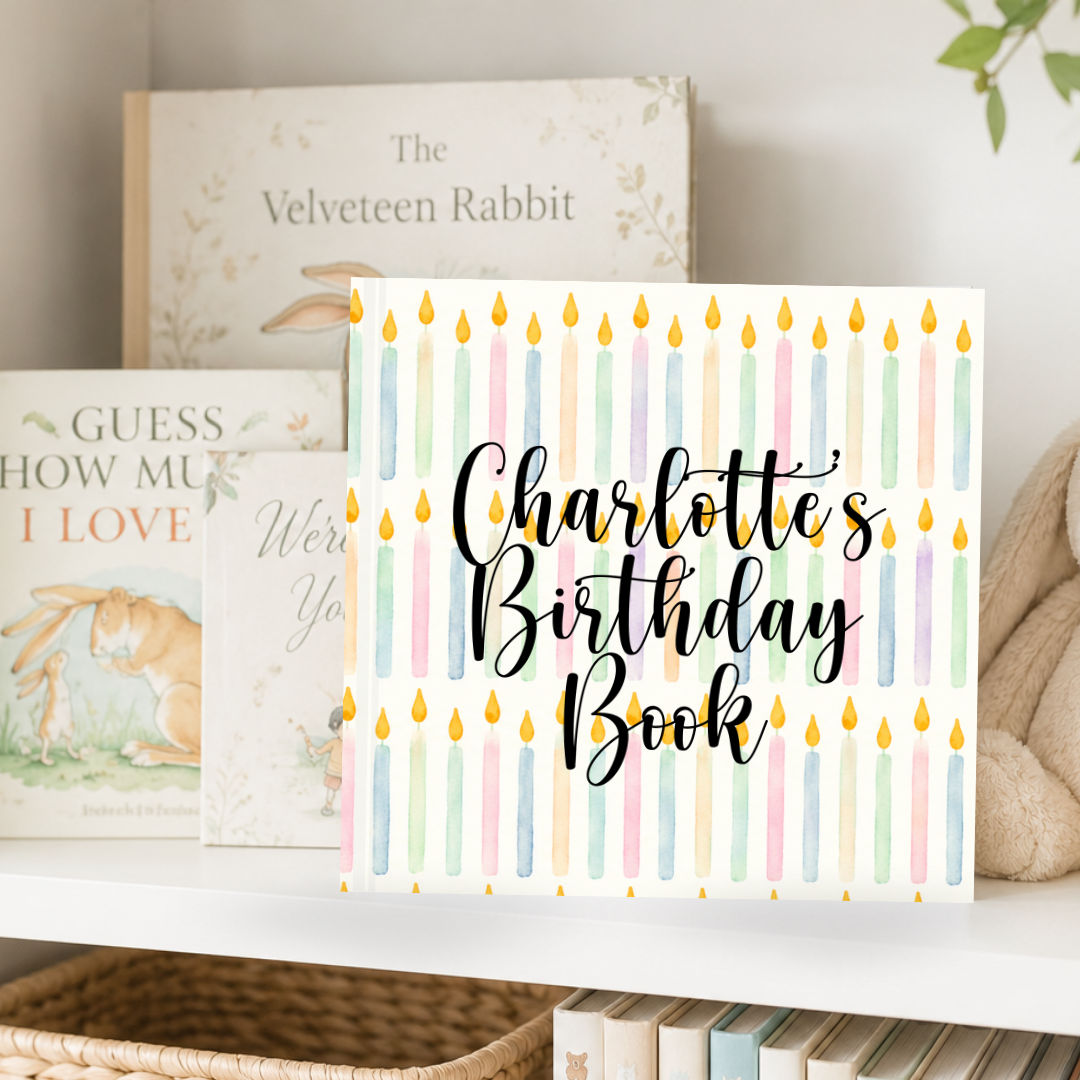 Personalized Birthday Memory Book, Birthday Keepsake, 18 Year Birthday Tradition, First Birthday to 18 Gift