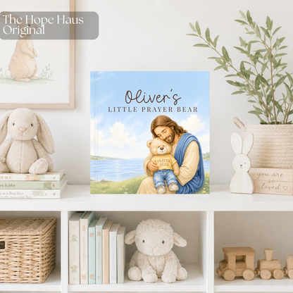 My Personalized Bible Story Book, Christian Keepsake Gift, Baptism Gift, Faith Based Storybook for Kids