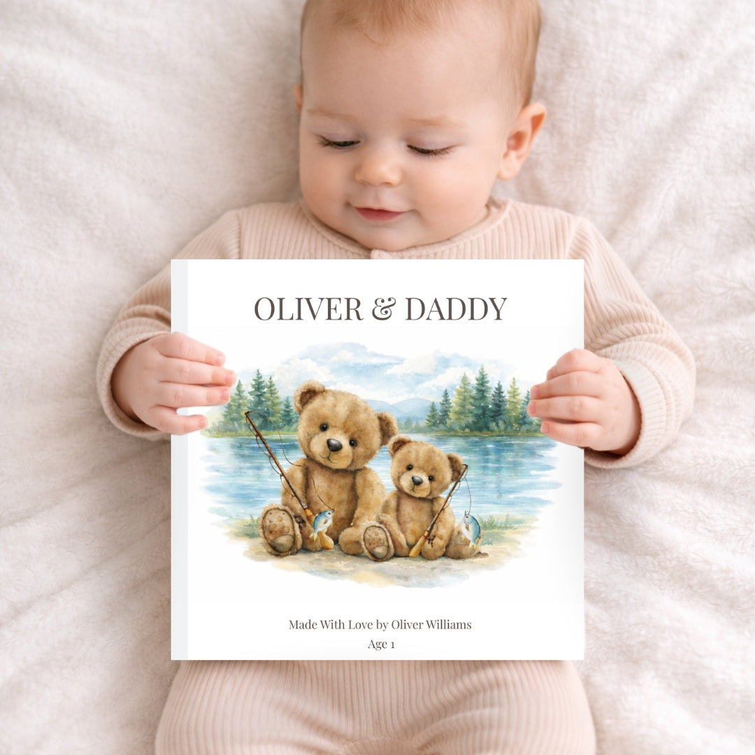 Fishing Gift for Dad, Custom Father’s Day Book, Personalized Daddy Fishing Story, Keepsake Gift from Child