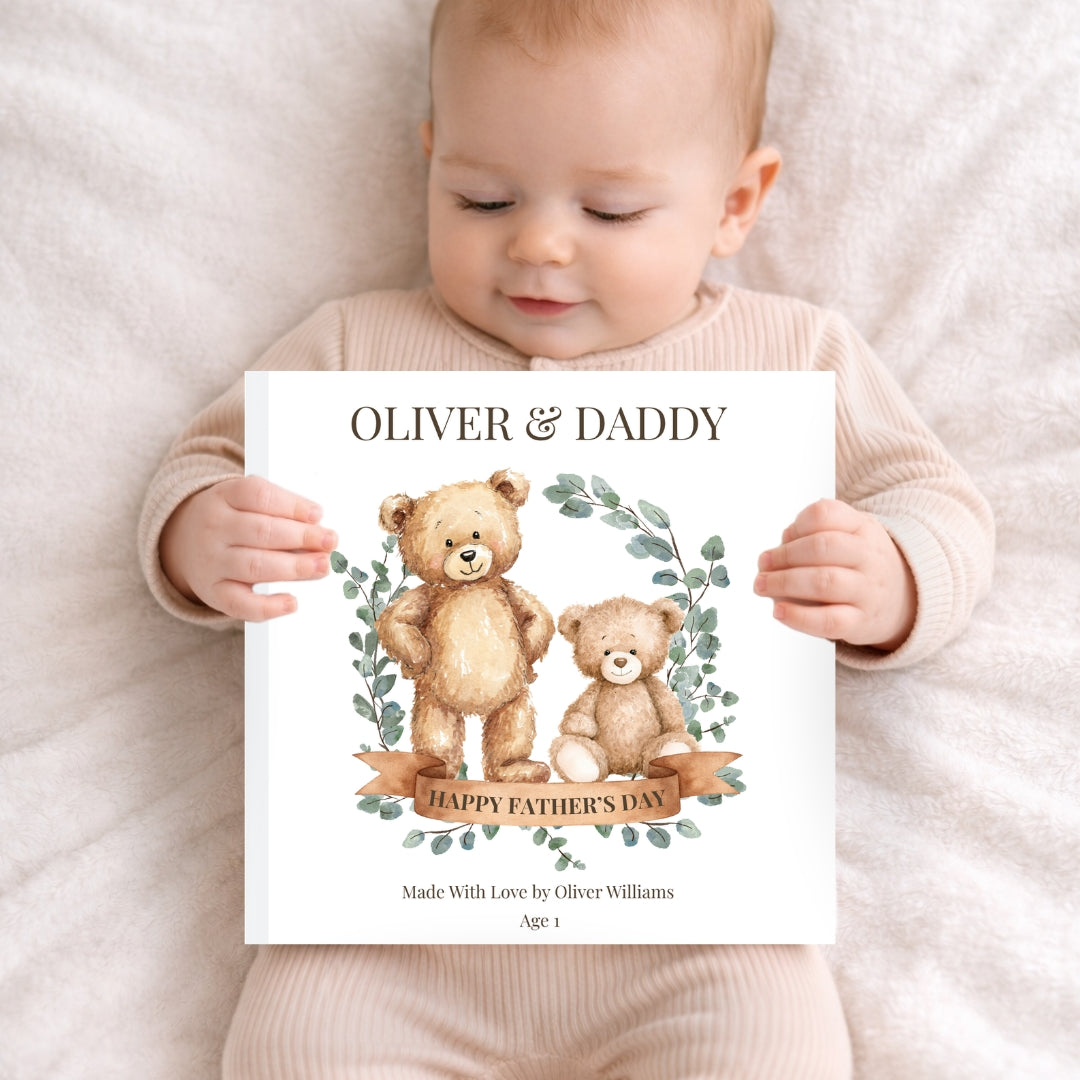 Father's Day Gift from Kids, Gift for Dad from Child, First Fathers Day, Personalized Children's Book, Gift for Dad, Birthday Gift for Dad