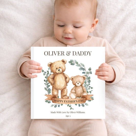 Father's Day Gift from Kids, Gift for Dad from Child, First Fathers Day, Personalized Children's Book, Gift for Dad, Birthday Gift for Dad