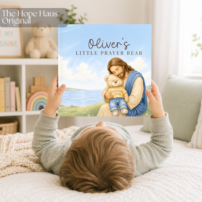 My Personalized Bible Story Book, Christian Keepsake Gift, Baptism Gift, Faith Based Storybook for Kids
