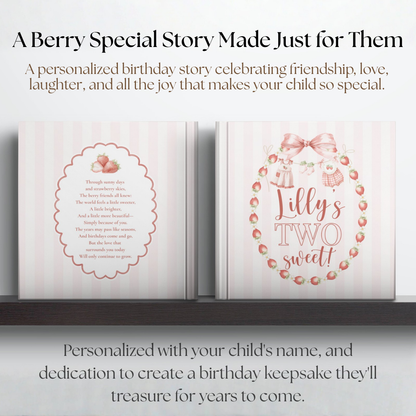 Personalized 2nd Birthday Book for Girls | Custom Birthday Storybook | Birthday Keepsake Gift | Personalized Gift for Child | Age 2