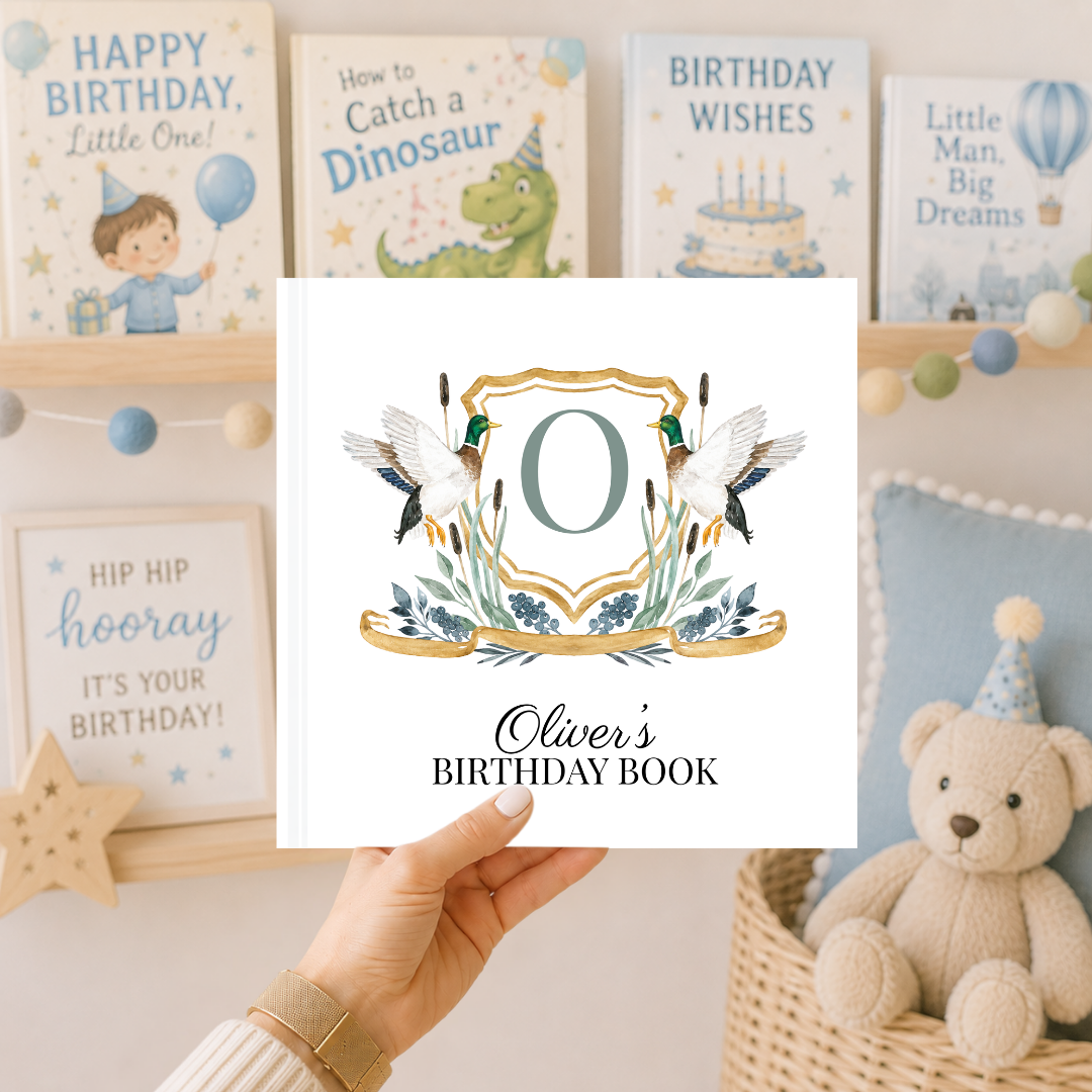 Personalized Birthday Memory Book, Birthday Keepsake, 18 Year Birthday Tradition, First Birthday to 18 Gift
