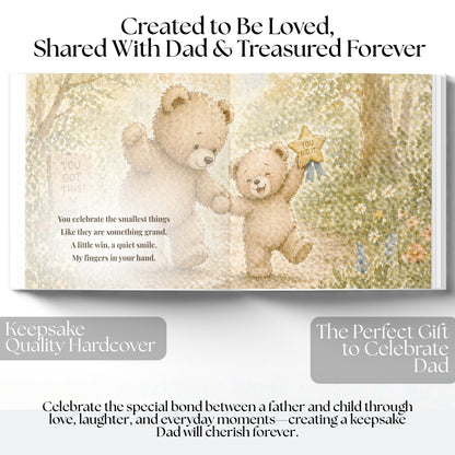 Father's Day Gift from Kids, Gift for Dad from Child, First Fathers Day, Personalized Children's Book, Gift for Dad, Birthday Gift for Dad