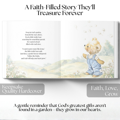 My Fruit of the Spirit Journey | Personalized Christian Book for Kids, Baptism Gift, Bible Storybook, Christian Gift
