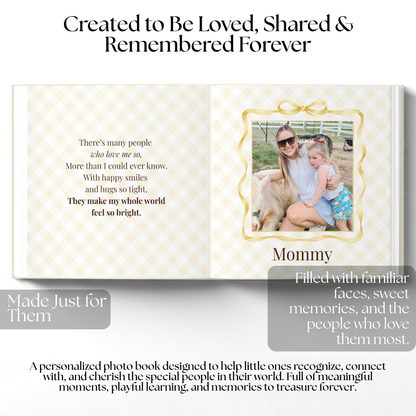 Personalized Christian Photo Book, The People Who Pray For Me, Family Prayer Keepsake, Baptism Gift for Kids