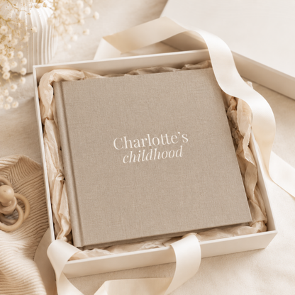 Custom Childhood Memory Books for Couples, Single Parents, Grandparents & Single Grandparents
