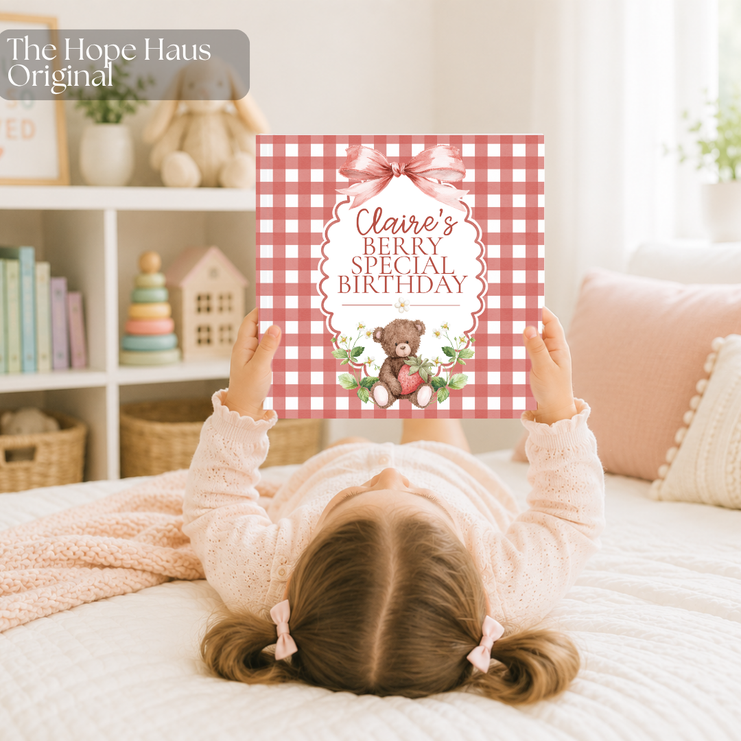 Personalized Birthday Book | Custom Birthday Storybook for Kids | Birthday Keepsake Gift | Child Name Story Book