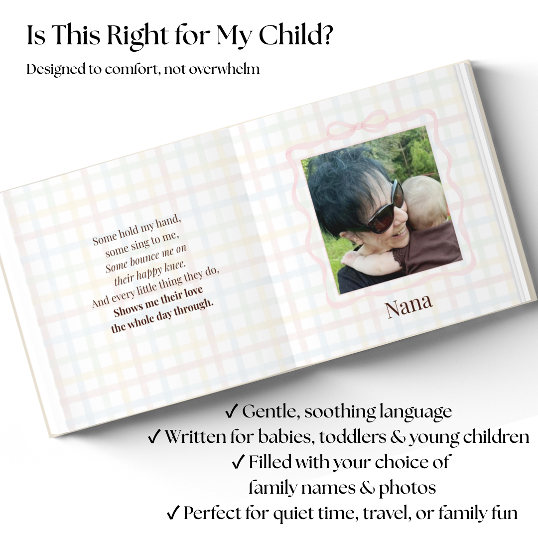 Personalized Christian Photo Book, The People Who Pray For Me, Family Prayer Keepsake, Baptism Gift for Kids
