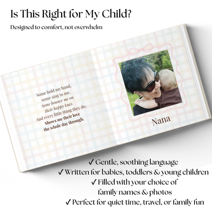 Personalized Christian Photo Book, The People Who Pray For Me, Family Prayer Keepsake, Baptism Gift for Kids