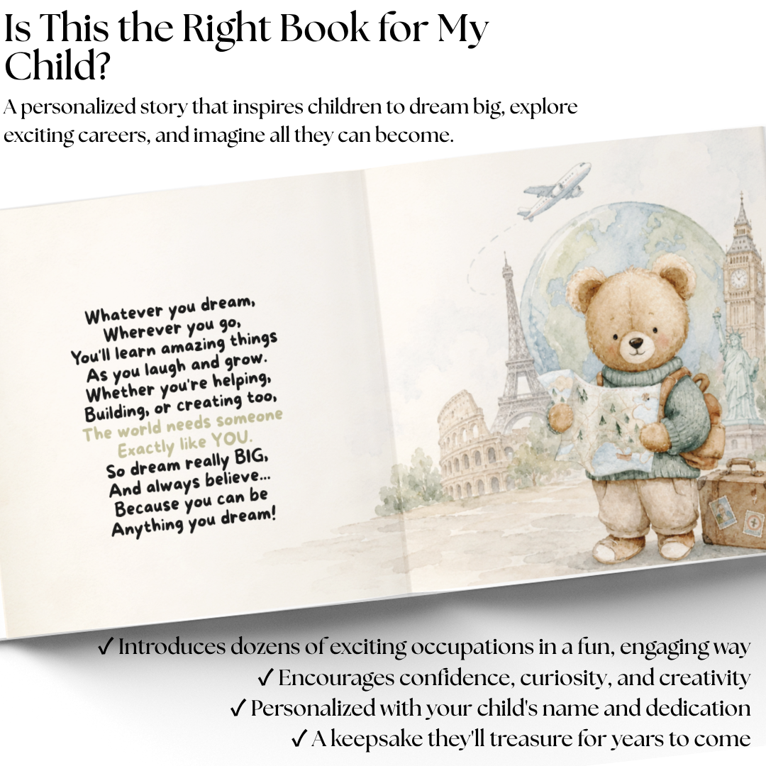 You Can Be Anything! Custom Story for Child, Birthday gift, gift for nephew, Kids Customised Story, Christmas gift