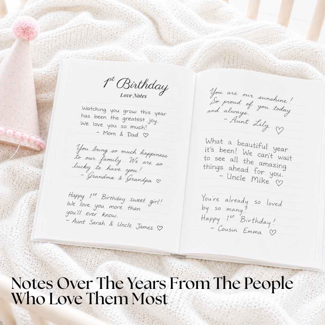 Personalized Birthday Memory Book, Linen Birthday Keepsake, 18 Year Birthday Tradition, First Birthday to 18 Gift