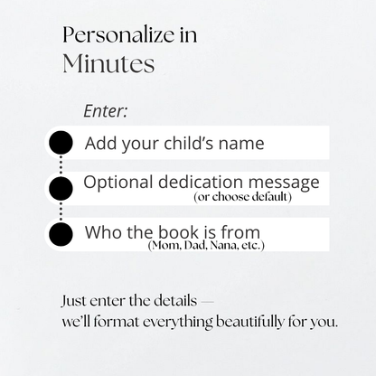 Personalized Chores Book for Kids | Custom First Words Book | Toddler Learning Book | Educational Children's Book | Baby Keepsake Gift